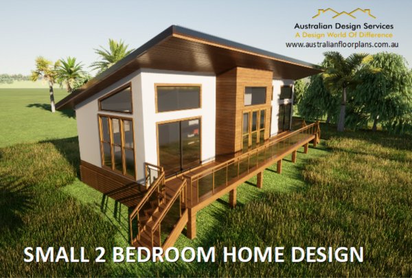 Small 2 Bedroom Home Plan:107.4 Tipplers V2